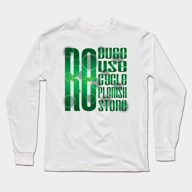 Earth Day Celebration 2 Long Sleeve T-Shirt by thematics